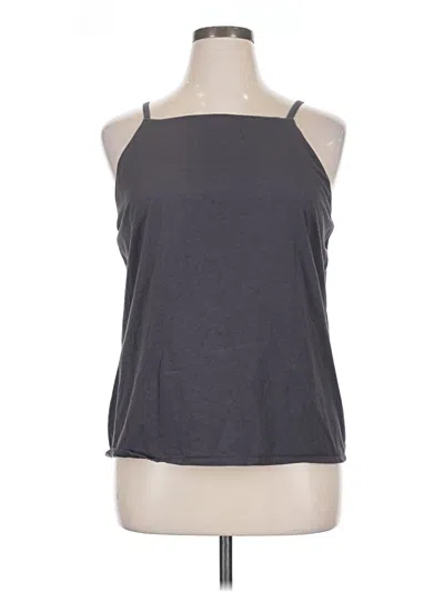 Pre-owned Soma Tank Top Gray Halter Neckline Tops