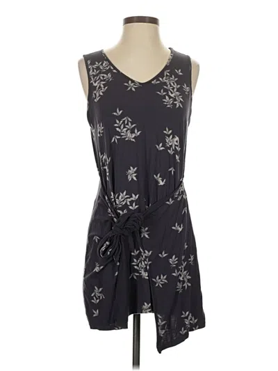 Pre-owned Soma Tank Top Gray Plunge Neckline Tops