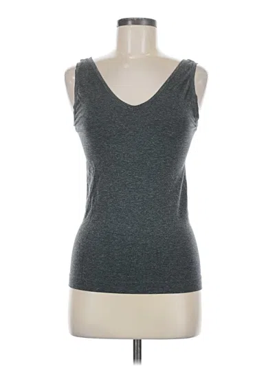 Pre-owned Soma Tank Top Gray Strapless Neckline Tops
