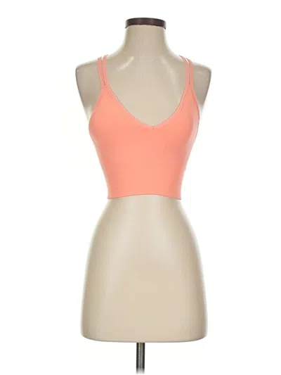 Pre-owned Soma Tank Top Orange Halter Neckline Tops
