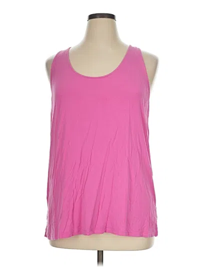 Pre-owned Soma Tank Top Pink Halter Neckline Tops