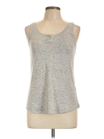 Pre-owned Soma Tank Top Silver Strapless Neckline Tops