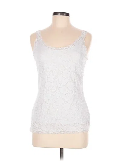 Pre-owned Soma Tank Top Silver Sweetheart Neckline Tops