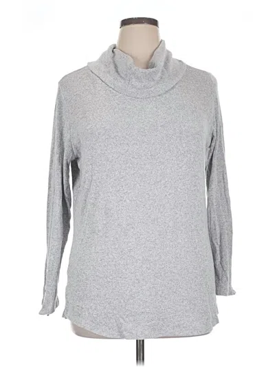 Pre-owned Soma Turtleneck Sweater In Silver