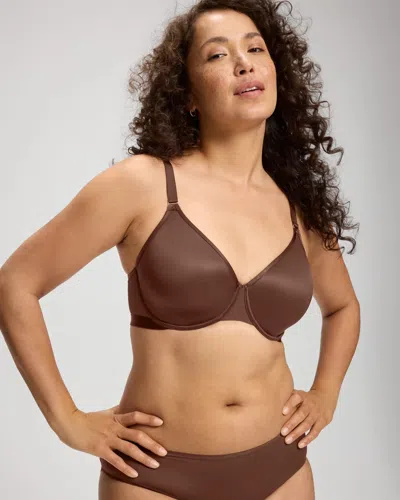 Soma Unbelievable Minimizer Bra In Brown Nude Size 34ddd |  Women's Bras In Cinnamon Latte