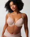 Soma Vanishing 360 Perfect Coverage Front Close Bra In Light Pink Nude