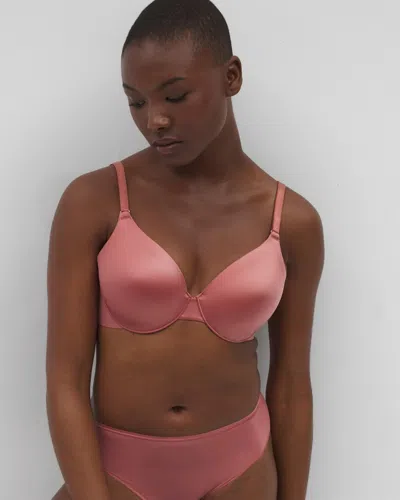 Soma Vanishing Back Full Coverage Bra In Pink Size 34c |  Women's Bras In Clay Rose