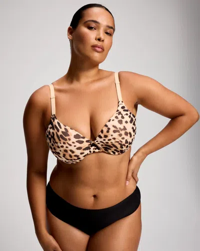 Soma Vanishing Lightly Lined Perfect Coverage T-shirt Bra In Black Size 32a |  Women's Bras In Brown