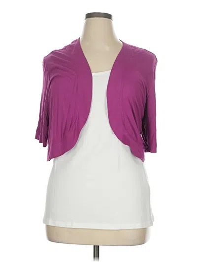 Pre-owned Soma Vest In Purple