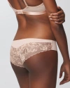 Soma Women's Cheeky Hipster Panty With Lace Back In Light Blush Nude Size Xs |  In Hush