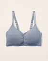 Soma Women's Anaono Seamless Full Coverage Bra In Gray Size Xl |  In Slate