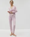 Soma Women's Banded Ankle Pajama Pants In Purple Size Medium |  Pajama Sets In Cant Be Tamed Lilac