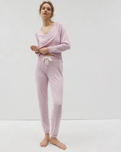 Soma Women's Banded Ankle Pajama Pants In Purple Size Medium |  Pajama Sets In Cant Be Tamed Lilac