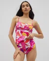 Soma Women's Beyond Control Riviera Maya High-waist Swim Bottom In Purple Size 6 |  In Orchid
