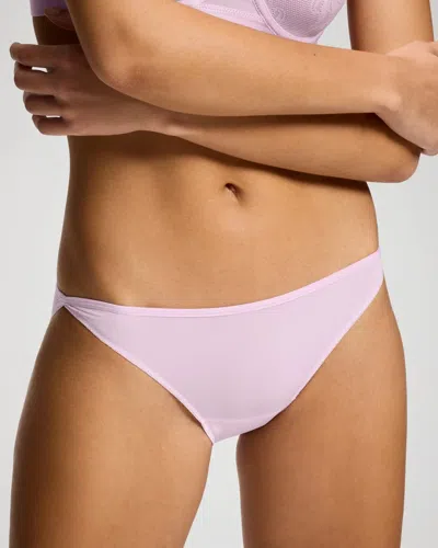 Soma Women's Bikini No-show Panty In Purple Size Xs |  Vanishing Edge Panties In Lilac Tint