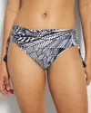 Soma Women's Bleu Rod Bali Breeze Shirred Hipster Swimsuit Bottom In Blue Size 8 |  In Midnight
