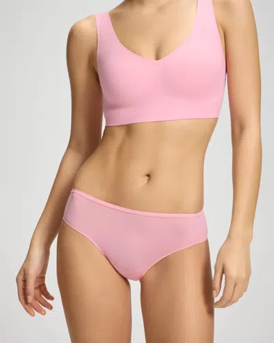 Soma Women's Cheeky Hipster No-show Panty In Pink Size Xs |  Vanishing Edge Panties In Sea Pink