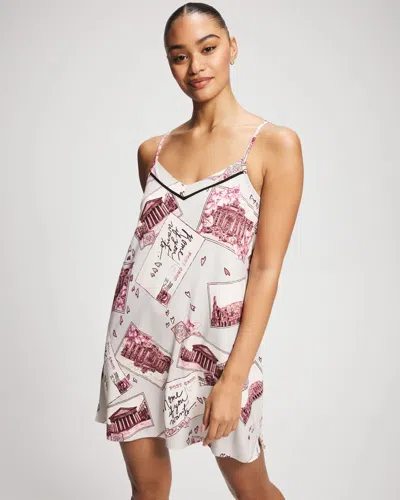 Soma Women's Cool Nights Chemise In Gray Size Small |  In Rome If You Want To Coast