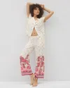 Soma Women's Cool Nights Cropped Pajama Pants In Ivory Size Small |  Mother's Day Pajamas