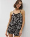 Soma Women's Cool Nights Lace Trim Pajama Cami In Black Size Medium |  Mother's Day Pajamas