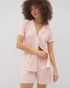 Soma Women's Cool Nights Long Pajama Shorts In Ivory Size Small |  Mother's Day Pajamas