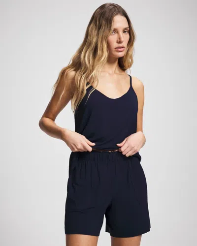 Soma Women's Cool Nights Long Pajama Shorts In Navy Blue Size Xs |  Pajama Sets In Nightfall Navy