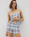 Soma Women's Cool Nights Pajama Shorts In Blue Size Xl |  Mother's Day Pajamas