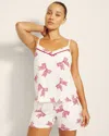 Soma Women's Cool Nights Piped Cami Pajama Top In Ivory Size Large |  Pajama Sets In Thats A Wrap Chmpgn Drms