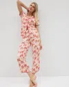 Soma Women's Cool Nights Piped Crop Pajama Pants In Orange Size Xl |  Mother's Day Pajamas In Shake Your Palm Palms P