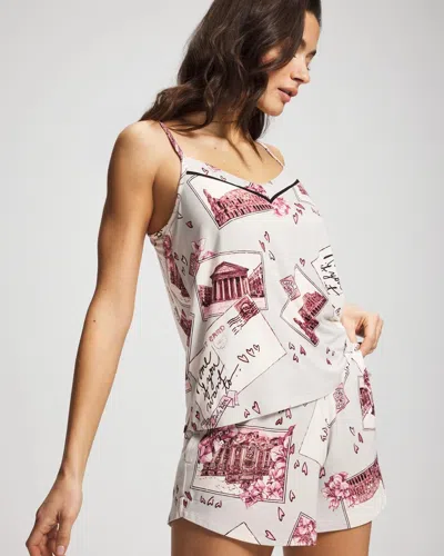 Soma Women's Cool Nights Piped Pajama Cami In Gray Size Small |  Pajama Sets In Rome If You Want To Coast