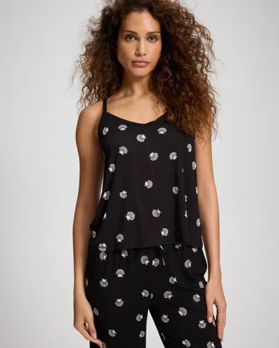 Soma Women's Cool Nights Relaxed Pajama Cami In Black Size Xs |  Pajama Sets In Shell Confetti Black