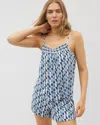 Soma Women's Cool Nights Smocked Pajama Cami In Navy Blue Size Small |  Mother's Day Pajamas
