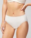 Soma Cotton Modal High-leg Brief Underwear In Ivory