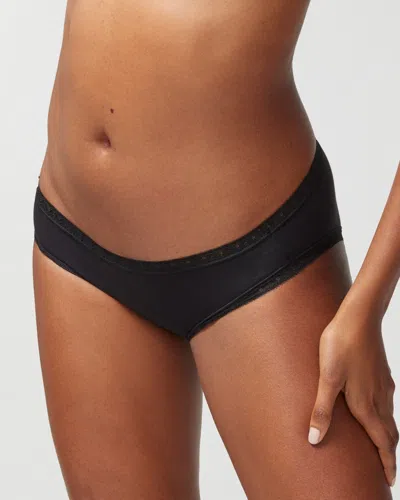 Soma Cotton Modal Hipster Underwear In Black