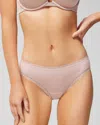 Soma Cotton Modal Hipster In Light Pink Nude