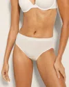 Soma Women's Cotton High-leg Panty In Gray Size 2xl |  In Heather Praline