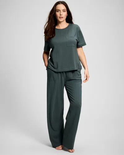 Soma Women's Cotton Pajama Pants In Green Size Xs |  Pajama Sets In Nightwatch Olive