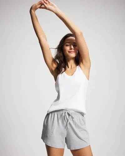 Soma Women's Cotton Pajama Shorts In Gray Size Xs |  Pajama Sets In Misty Sky
