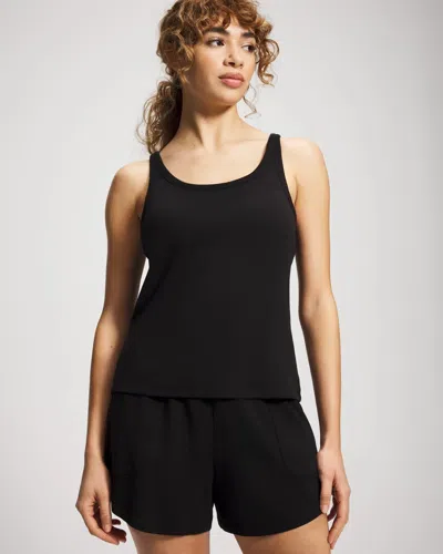 Soma Women's Cotton Slim Fit Pajama Tank Top In Black Size Xs |  Pajama Sets