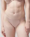 Soma Women's Embraceable Bikini Panty With Lace In Pink Nude Size 2xl |