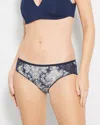 Soma Women's Embraceable Hipster Panty With Lace In Navy Blue Size Xl |  In Stylish Paisley M Navy