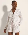 SOMA WOMEN'S COTTON MODAL PAJAMA SHORTS IN LEOPARD PRINT SIZE XS | SOMA PAJAMA SETS