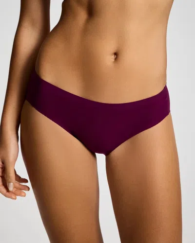 Soma Women's Enbliss Soft Stretch Hipster Panty In Purple Size Small |  In Wicked Plum