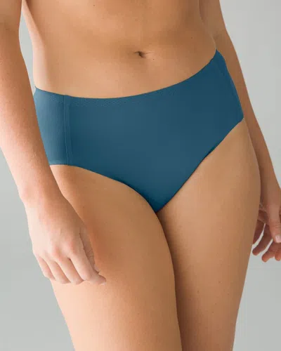 Soma Women's Enbliss Soft Stretch Modern Brief Panty In Blue Size Xs |  In Evening Sky