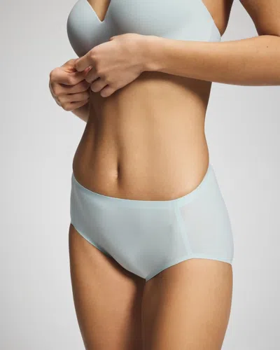 Soma Women's Enbliss Soft Stretch Modern Brief Panty In Blue Size Xs |  In Tranquility