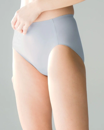 Soma Women's Enbliss Soft Stretch Modern Brief Underwear In Light Blue Size 2xl |  In Peaceful Blue