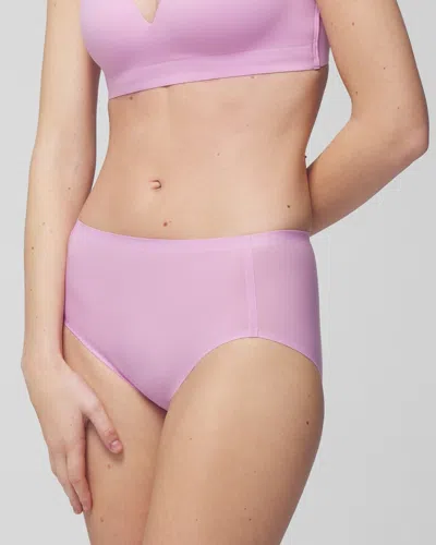Soma Women's Enbliss Soft Stretch Modern Brief Underwear In Pink Size 2xl |