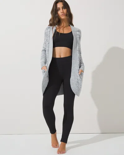 Soma Essential High Rise Fleece Legging In Black