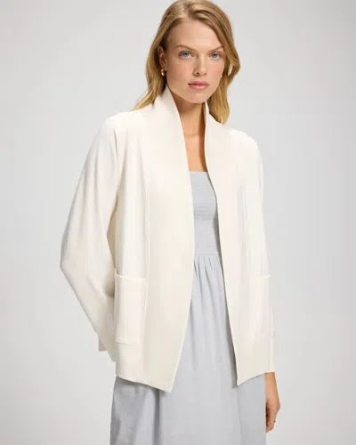 Soma Women's Essential Terry Cardigan In Ivory Size Xs |  In Shea