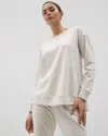 Soma Women's Essential Terry Crewneck Sweatshirt In Tan Size Xs |  Gifts For Mom In Heather Crystal